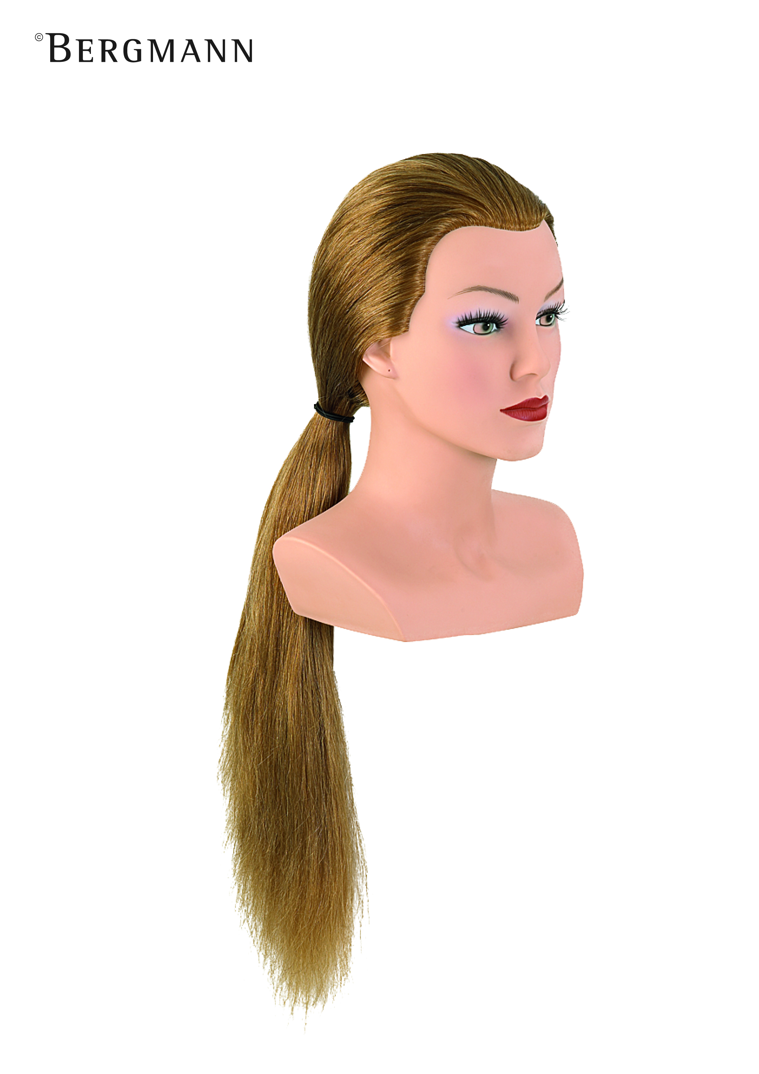 Bergmann-Übungskopf-Competition-LONG-mit-Wimpern-blond-Echthaar-50-60cm