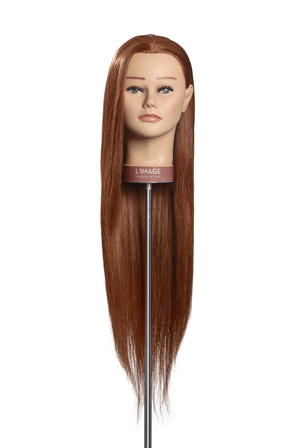 Limage Übungskopf ANTONIA 60 cm, indisches Echthaar, mittelblond,friseurprüfung