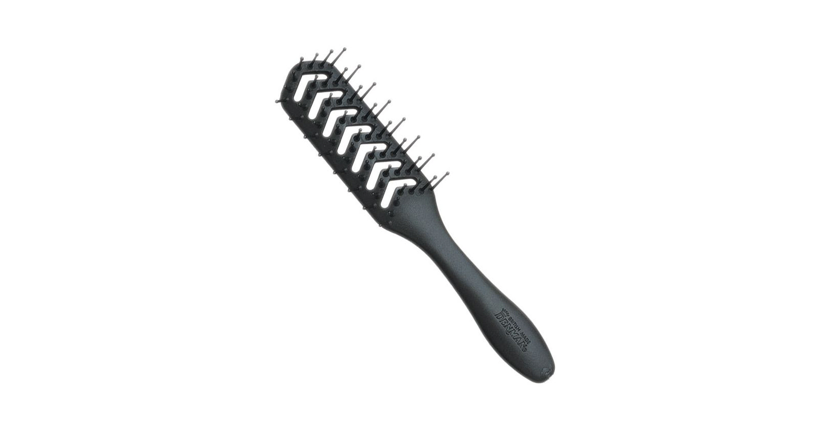 DENMAN Bürste D200 Hyflex Vent Brush 7-reihig schwarz