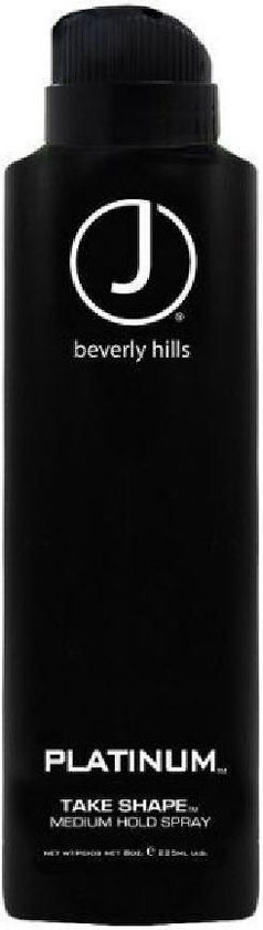 J Beverly Hills Platinum Take Shape Medium Hold Spray 235ml