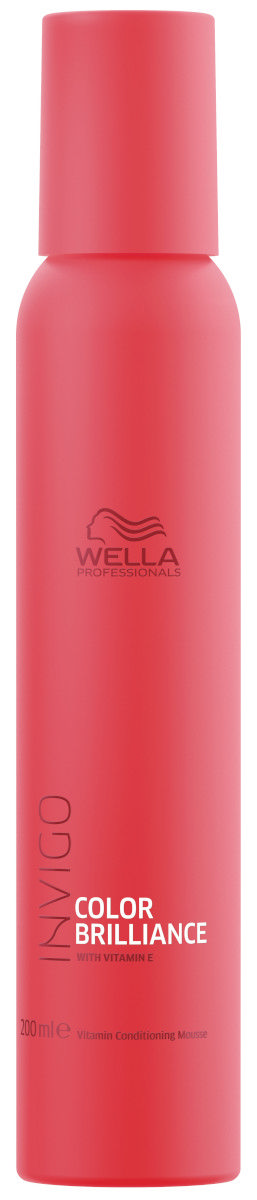 Wella INVIGOColor Brilliance Vitamin Conditioning Mousse Leave-In Pflege 200ml