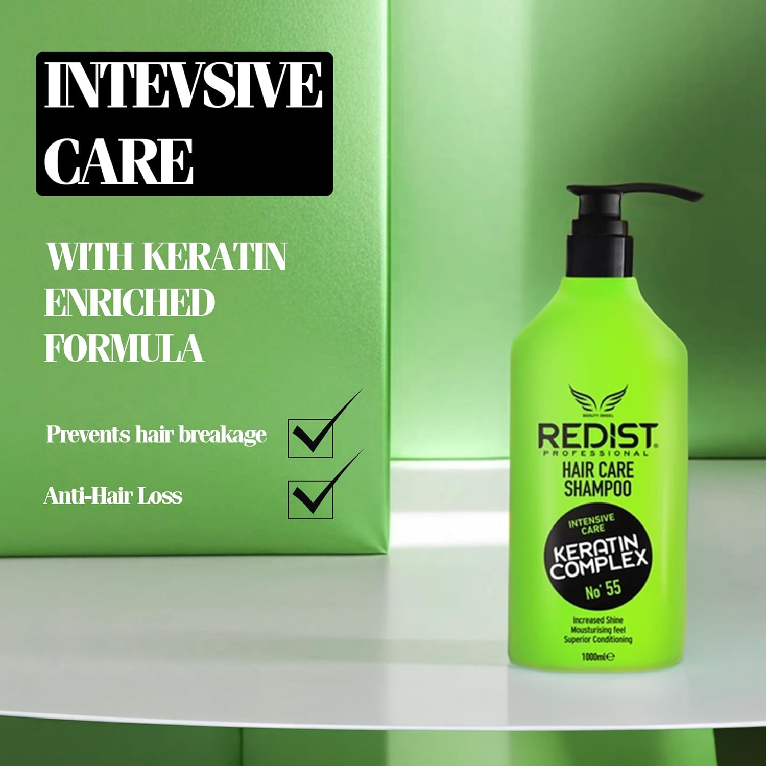 Redist-Keratin-Hair-Care-Shampoo-1000ml-Haar-Shampoo-mit-Keratin-Intensiv