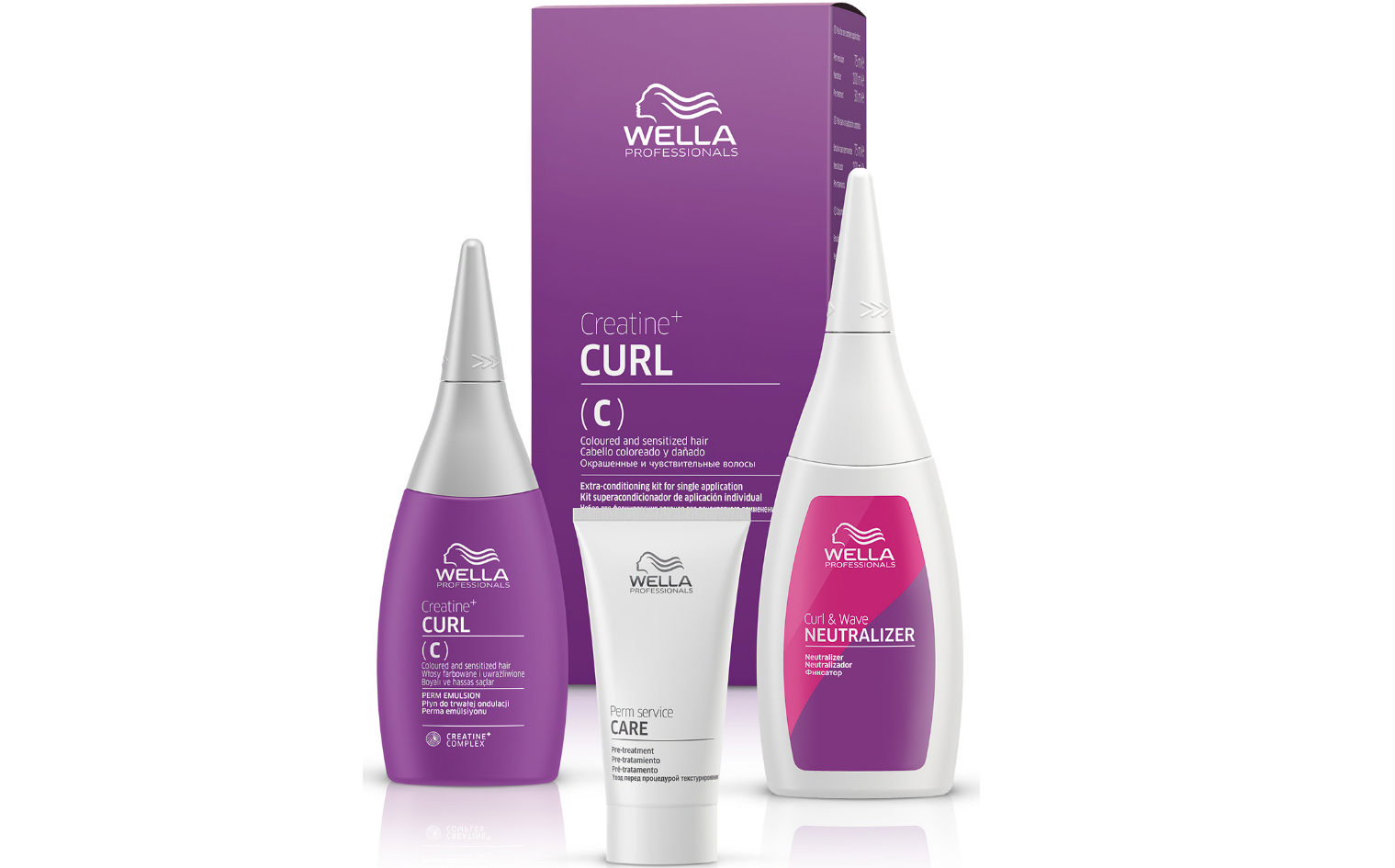 Wella Permanentes Styling CREATINE + CURL C/S HAIR KIT  75ml+100ml+30ml