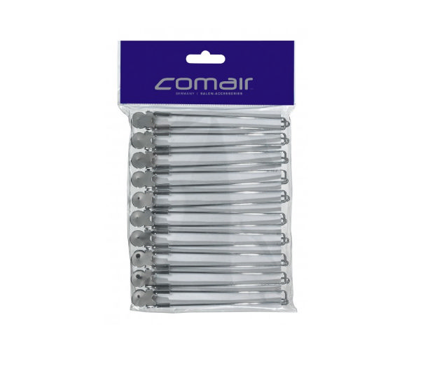 Comair HSK 10er chrom Haarschneideklammer 12,5cm Länge