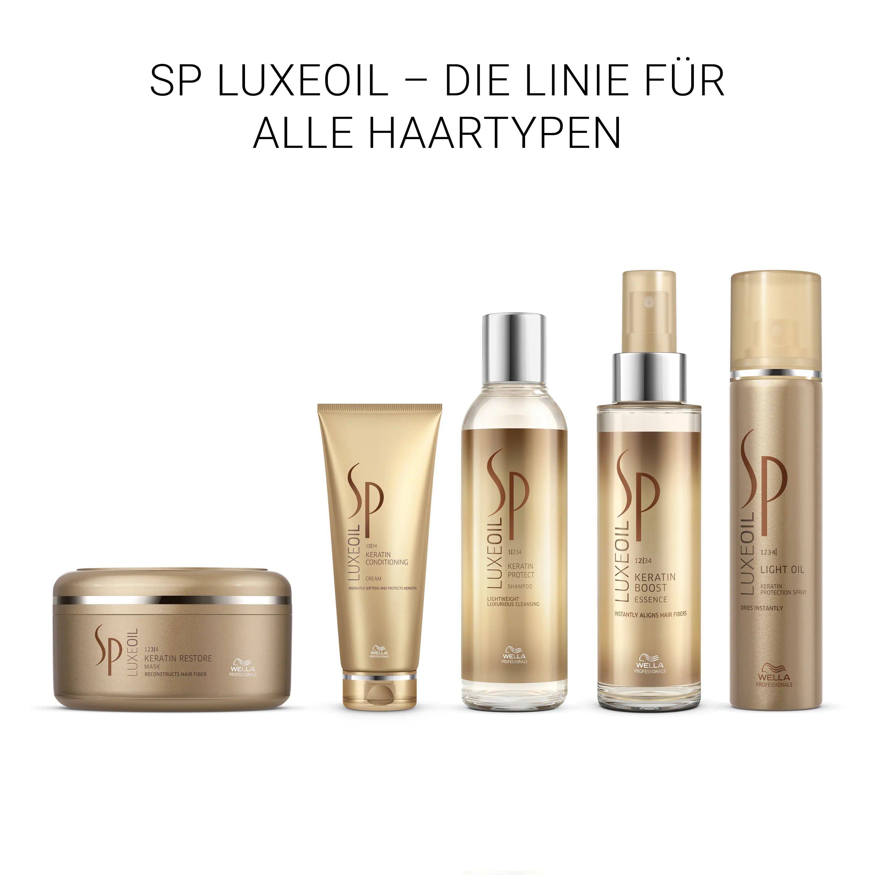 Wella SP Luxe Oil Reconstructive Elixir Serie für alle Haartypen