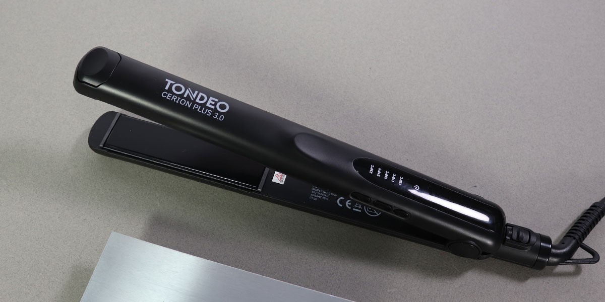 Tondeo Cerion Plus 3.0 Glätteisen: Professionelles Glätten und Locken für glänzendes, geschmeidiges Haar