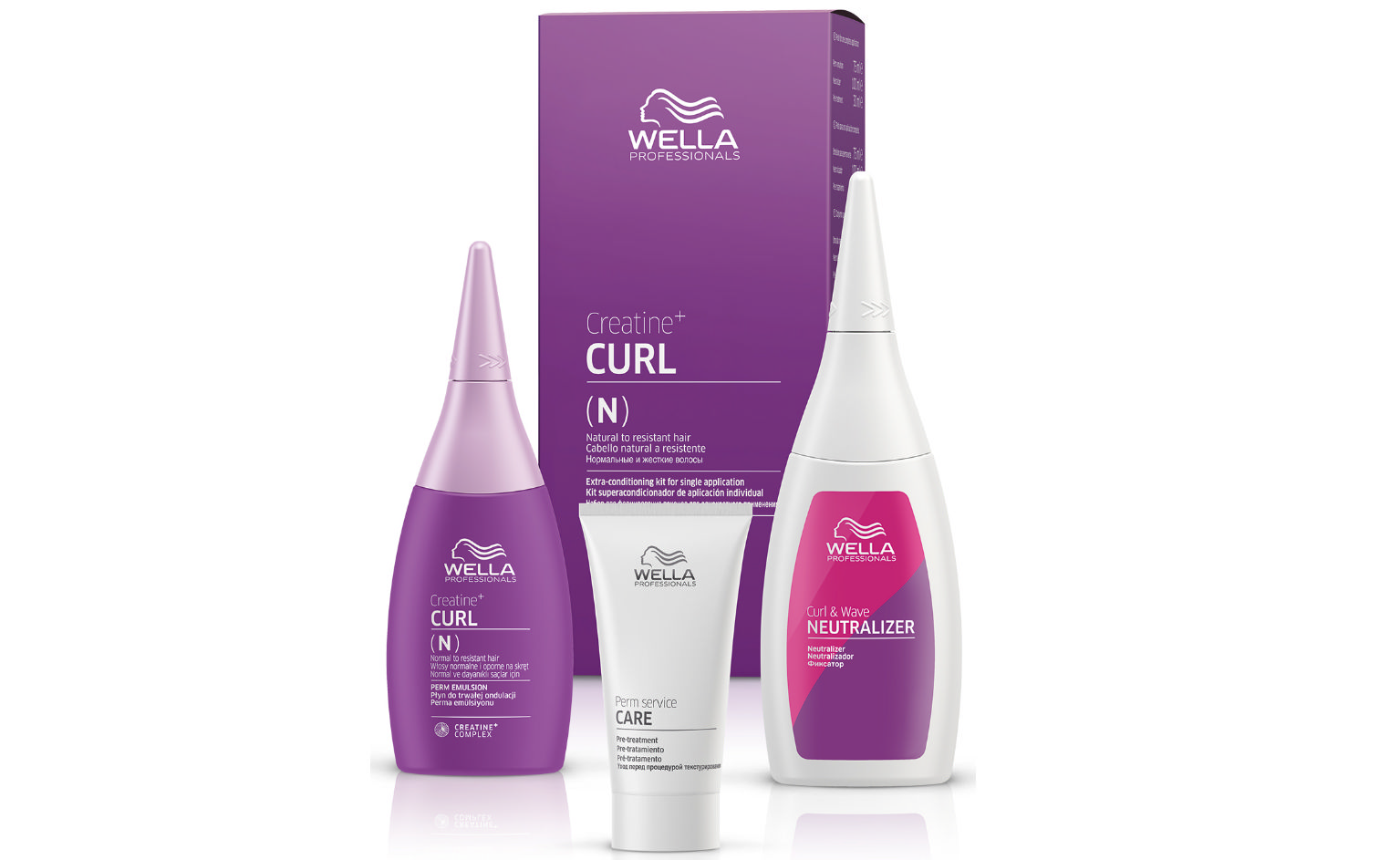 Wella Permanentes Styling CREATINE + CURL N/R HAIR KIT 75ml+100ml+30ml