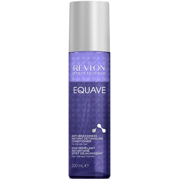 Revlon Equave Anti Brassiness Instant Detangling Leave-In Conditioner 200ml für blondes Haar