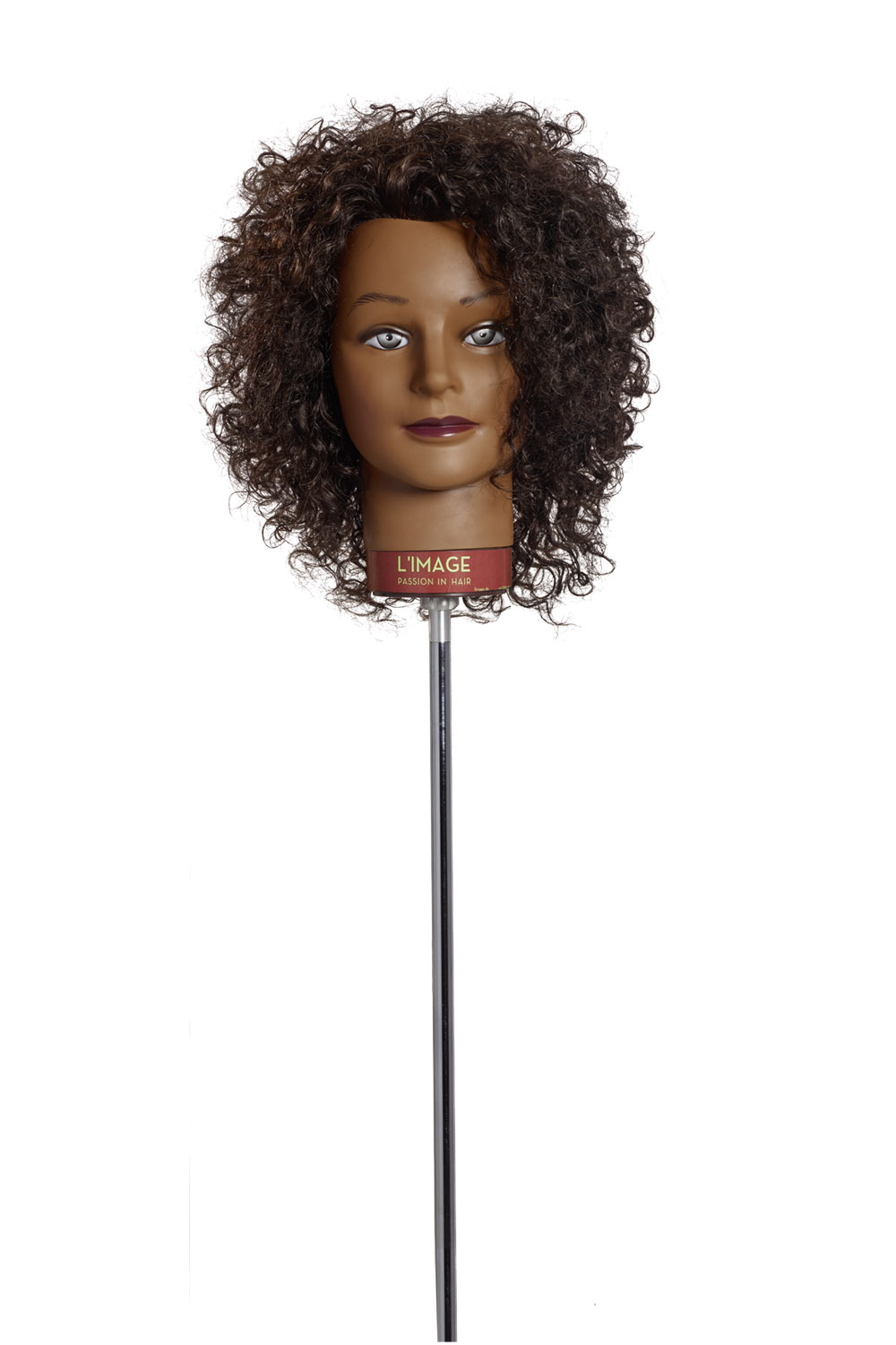 Limage_Afro_Übungskopf_Marsha_20cm_Echthaar_Locken