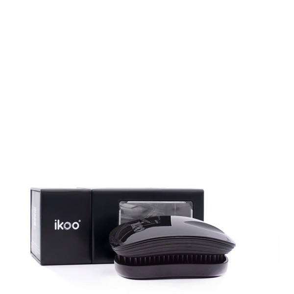 ikoo-Pocket-Brush-Classic-black-Haarbürste