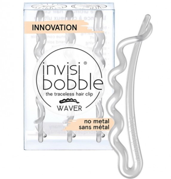 invisibobble WAVER PLUS Crystal Clear (HP) 3er Set