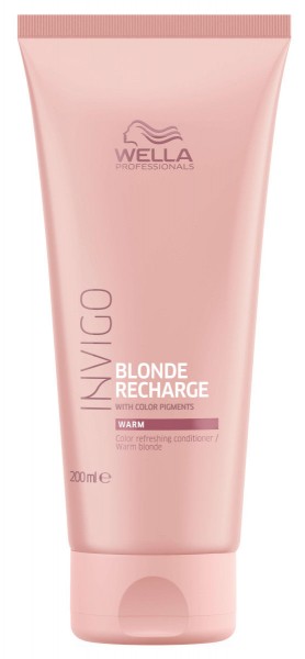 Wella INVIGO Blonde Recharge Warm Blonde Color Refreshing Conditioner 200ml