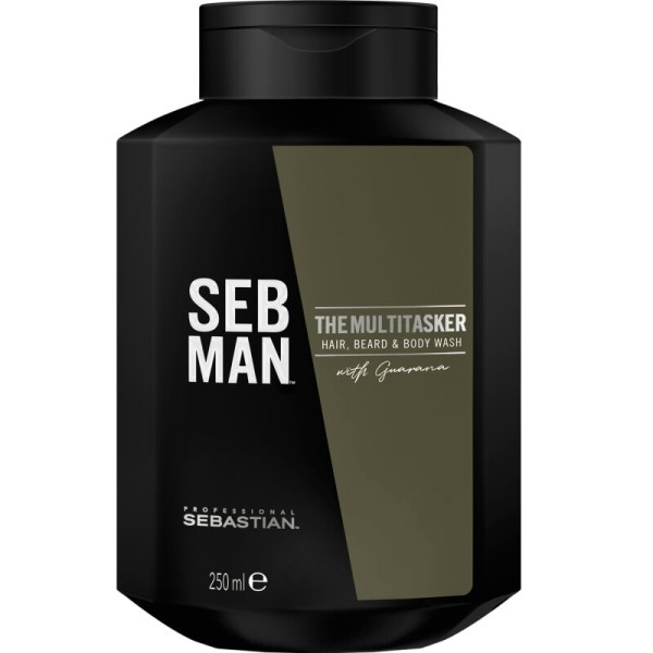 SEB MAN The Multitasker 3in1 Hair, Beard & Body Wash 250ml