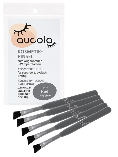 Das Aucola Kosmetikpinsel-Set ermöglicht ein präzises Auftragen von Augenbrauen- & Wimpernfarbe für professionelle Ergebnisse.