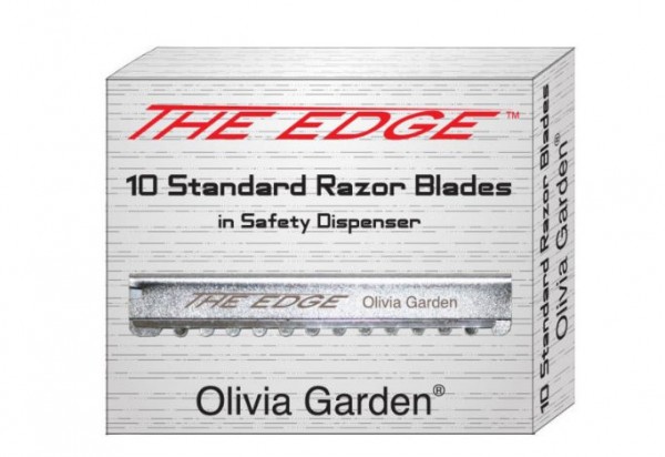Olivia Garden Ersatzklingen 10 Stück für Rasiermesser The Edge