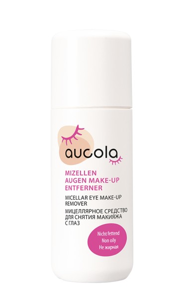 Der Aucola Mizellen Augen-Make-Up Entferner bietet eine sanfte und effektive Reinigung für die empfindliche Augenpartie.