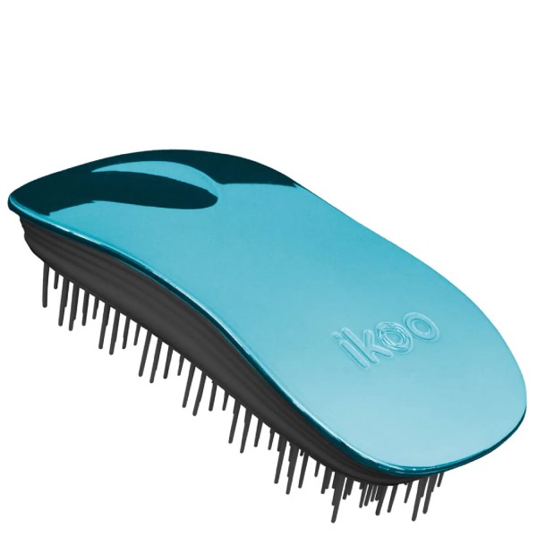 ikoo-Brush-Home-metallic-pacific-black-Haarbürste